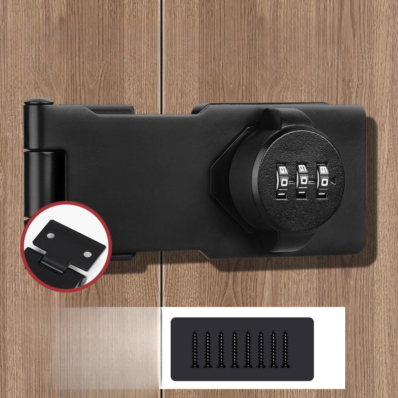 

Замок для шкафа без ключа, 3-значный пароль, замок для двери шкафа, идеальный как кодовый замок для шкафа, замок для шкафа, замок для двери шкафа, двойной дверной замок