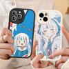 Hololive Gawr Gura Phone Case For IPhone 16 15 14 13 Pro Max 11 12 Plus Leather Silicone Cover