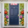 2pcs Spring Floral Daisy Door Couplet #4276