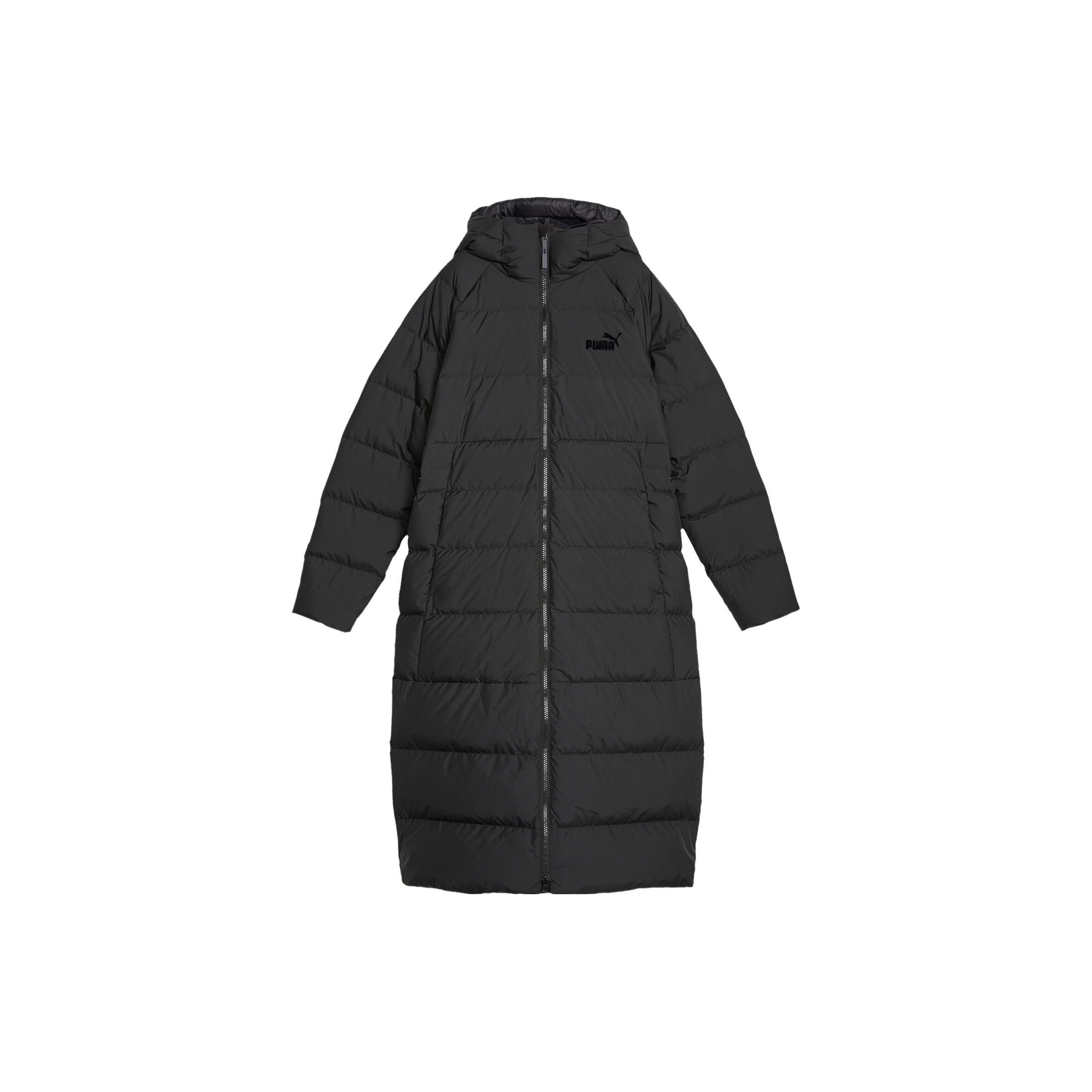 

PUMA Women s Long Hooded Down Coat Black 678331-01 XL