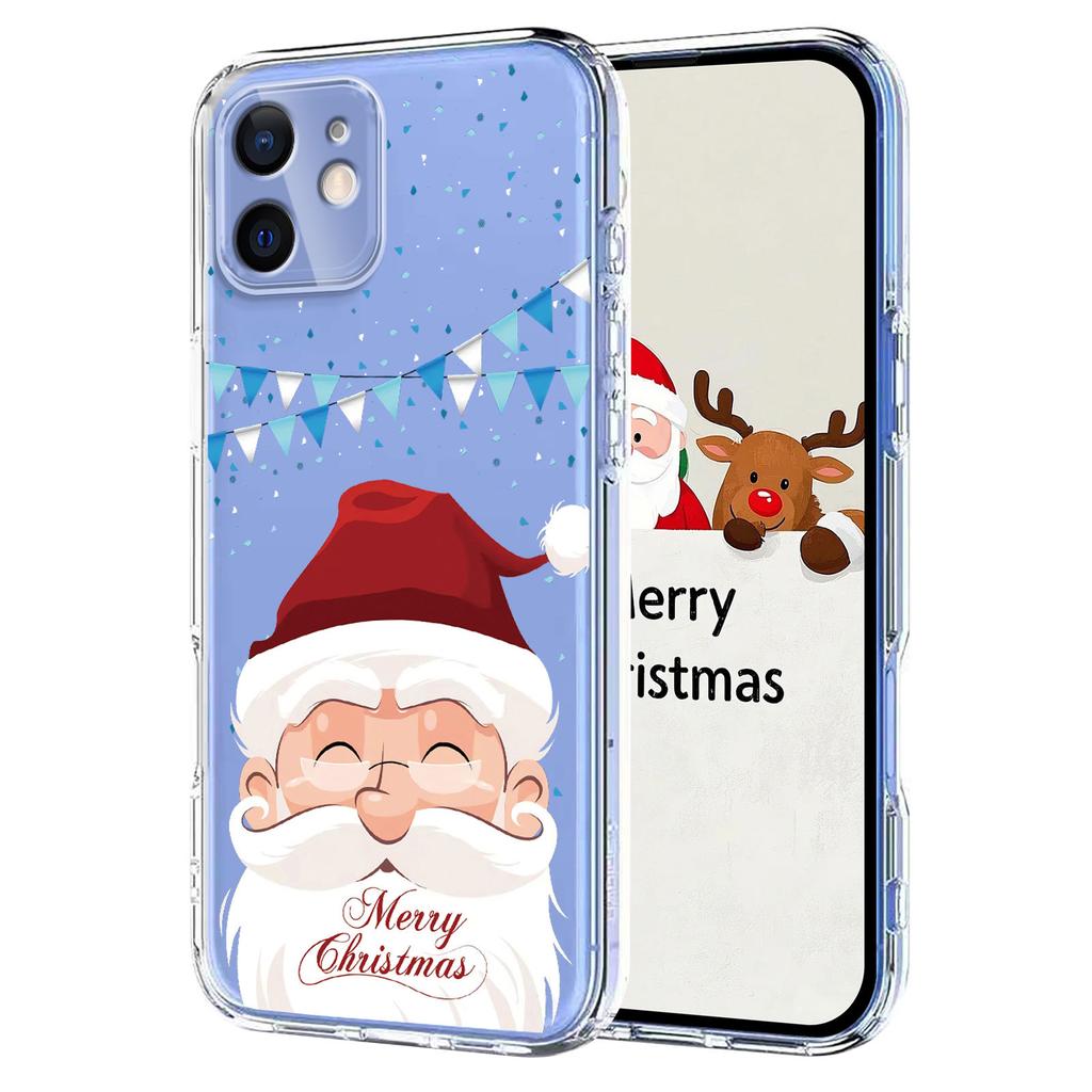 For iPhone 11 Case Christmas Themed Pattern Printing TPU Phone Back Cover