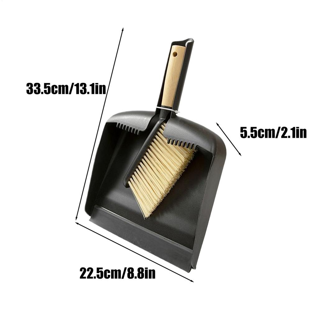 Mini Broom And Dustpan Compact Dust Removal Dust Pan And Brush Set Cleaning Tool For Kitchen Tabletop Bedroom Living Room
