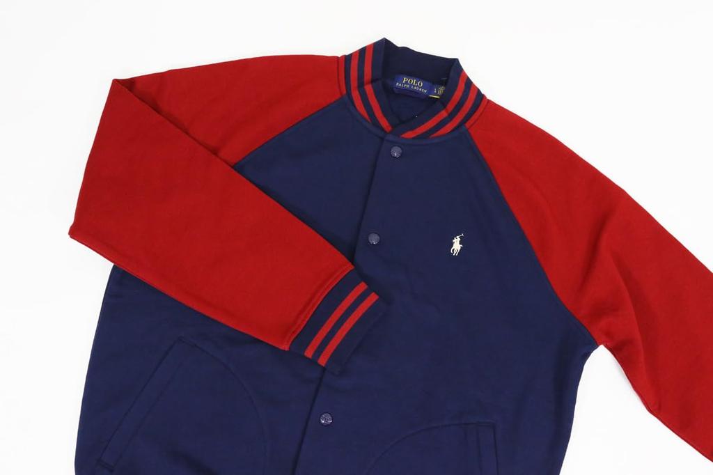 POLO RALPH LAUREN Stadium Size Men's Jacket, 01010076-XXL-NVY/DKRED [Used]