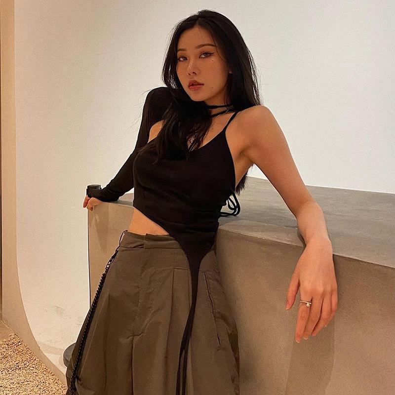 Hollow Out Blusas One Off Shoulder Summer Clothes Tshirts for Women Top Female T-shirt Women's T-shirt Black Sexy Tops T Shirt