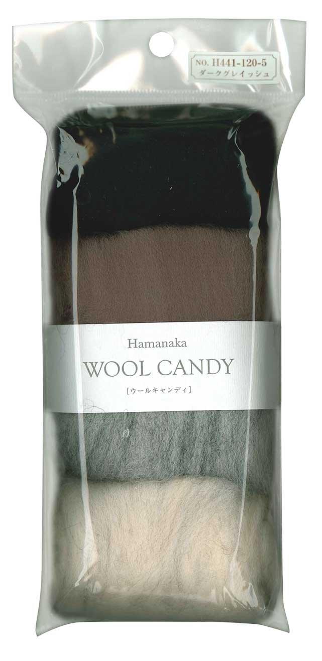 

Hamanaka Wool Candy Dark Grayish 4-Color Set H441-120-5