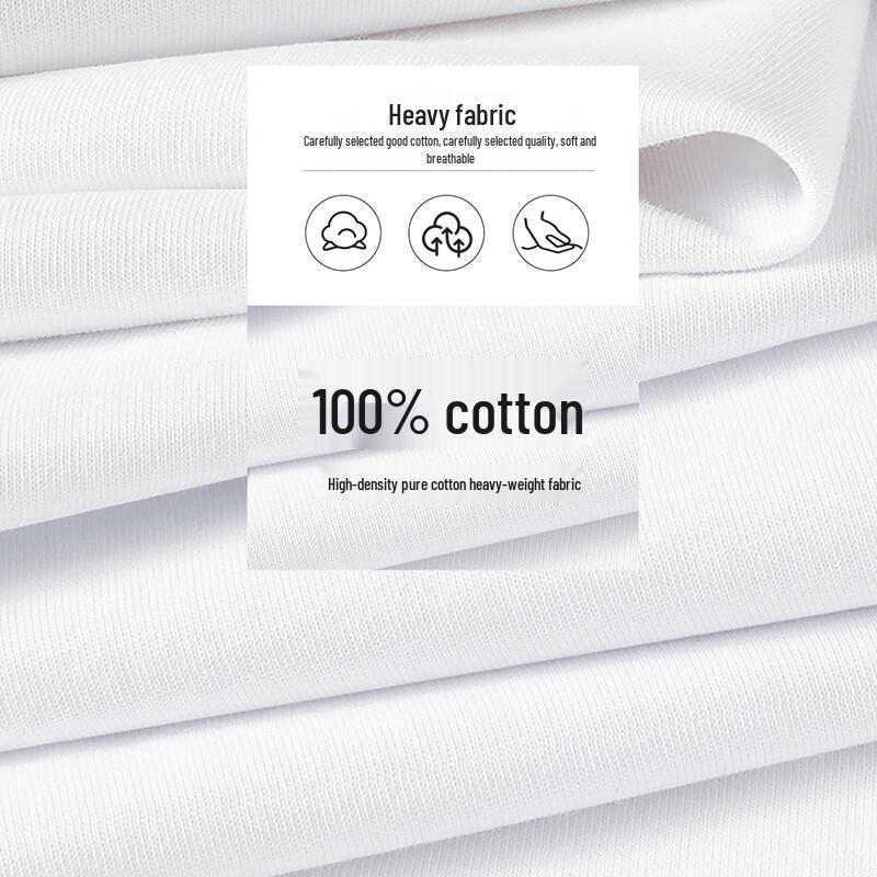 Baleno Men's 220G Heavyweight Pure Cotton Long Sleeve T-Shirt