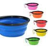 350ml Travel Portable Collapsible Pet Dog Bowl For Food  Water Bowls Dish