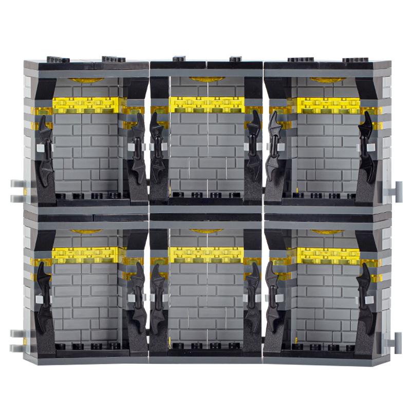 MOC Sci-fi Movie Mk1 Sence Suit-Up Gantry Armory Kit Military Weapons Compatible Figure Building Block Set Toys Playsets For Children Gift Presents