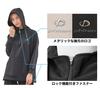 phiten Recovery Wear Tunic Hoodie, Women's, Black, Size M