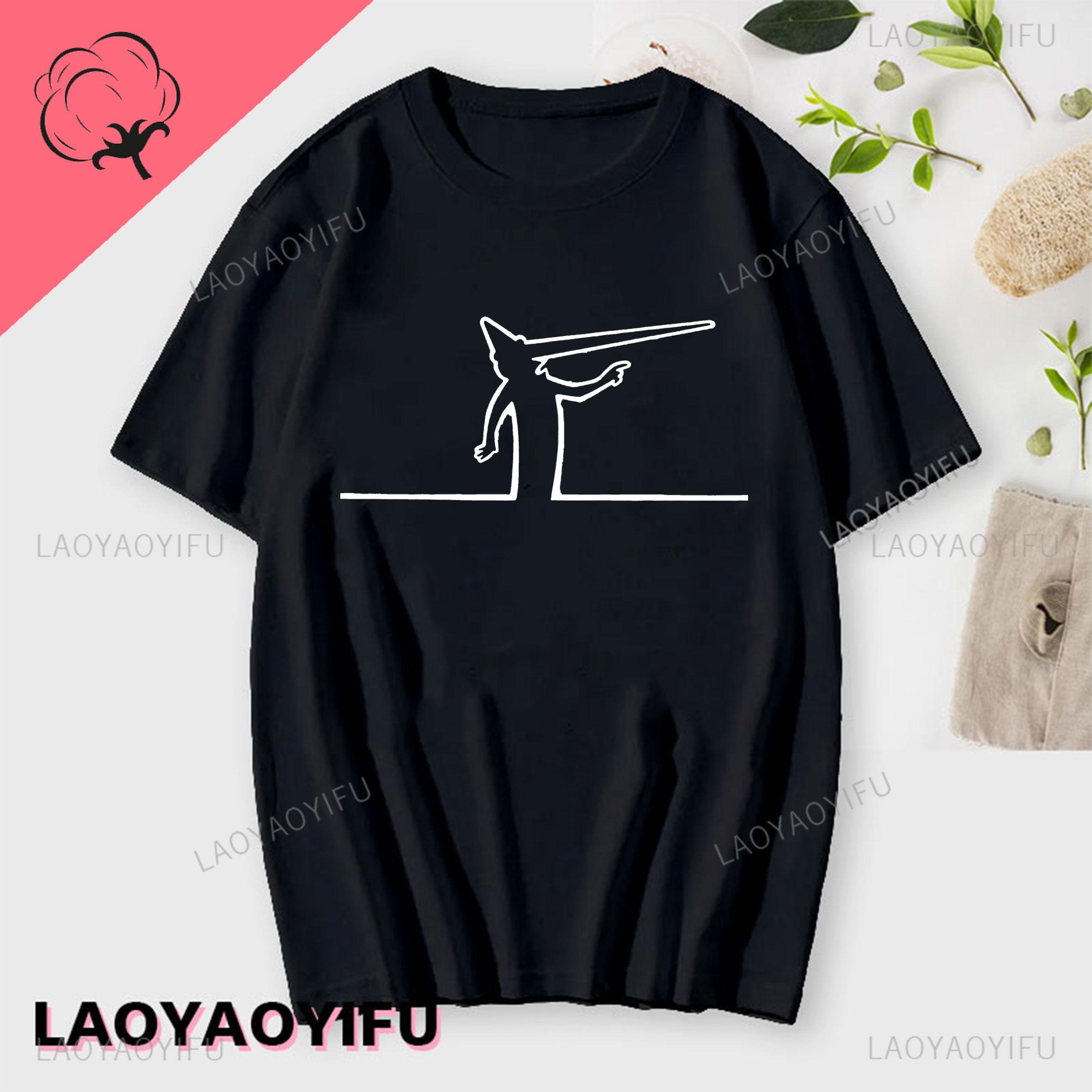 

La Linea The Line Osvaldo Cavandoli TV унисекс женская стильная уличная футболка модная хлопковая футболка с круглым вырезом повседневная летняя майка 4XL