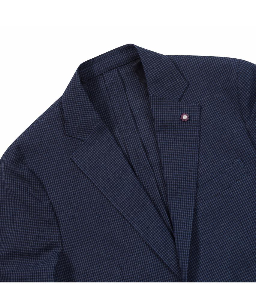 Brentwood Triacetate Minimal Check Lightweight Jacket Brjbm26431Nyx