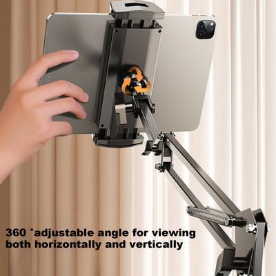 Yousheng Adjustable Tablet Stand Holder for Bed Bedside Phone Stand Elastic Clip Sofa Phone Holder Freely Adjustable Angle Desk Phone Mount for Kindle
