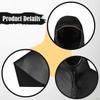 Hood with Shoulder Cover Waterproof Dustproof Unisex Work Hat PVC Material Neck Head