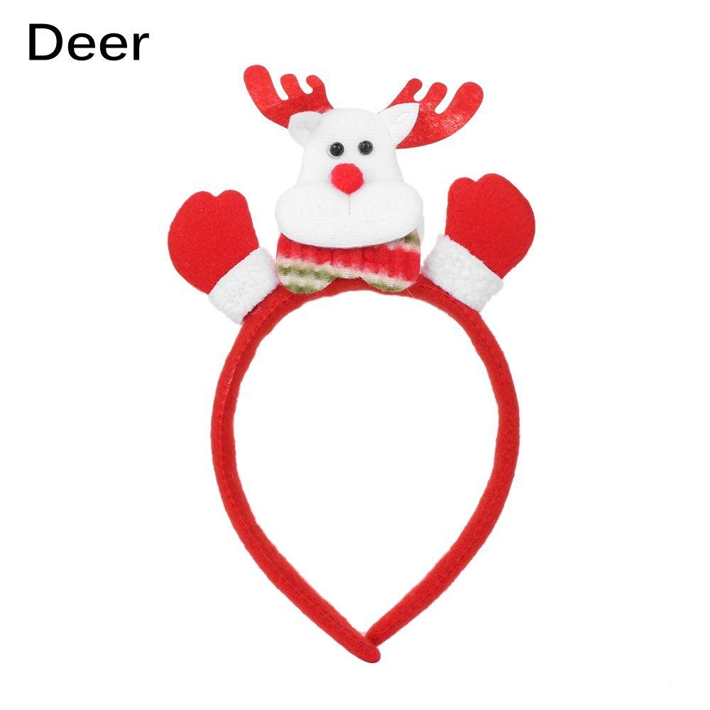 

Фестивальный костюм Обруч для головы Подарок для вечеринки Снеговик Рождественская повязка на голову Санта Рождественская повязка для волос Светодиодная подсветка Deer