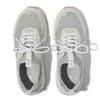 FitFlop Flatform Laced Urban Size cm F-MODE Suede/Knit Slip-On Sneakers, Women's, White/French Grey, 25.0 [Used]