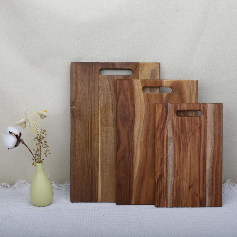 Rectangle Cutting Boards Natural Color Chopping Block Kitchen Chopping Board Outdoor Picnic