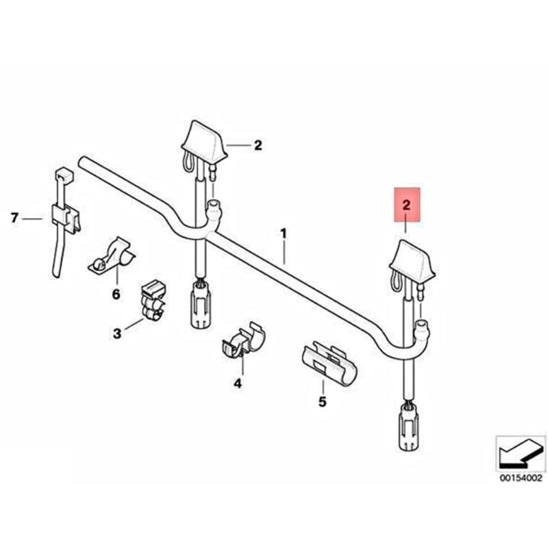 Scheibenwaschdüse für E90 E91 E92 E93 316i 318i 61667131299 7131299 8365385 Beheizte Scheibenwaschdüse