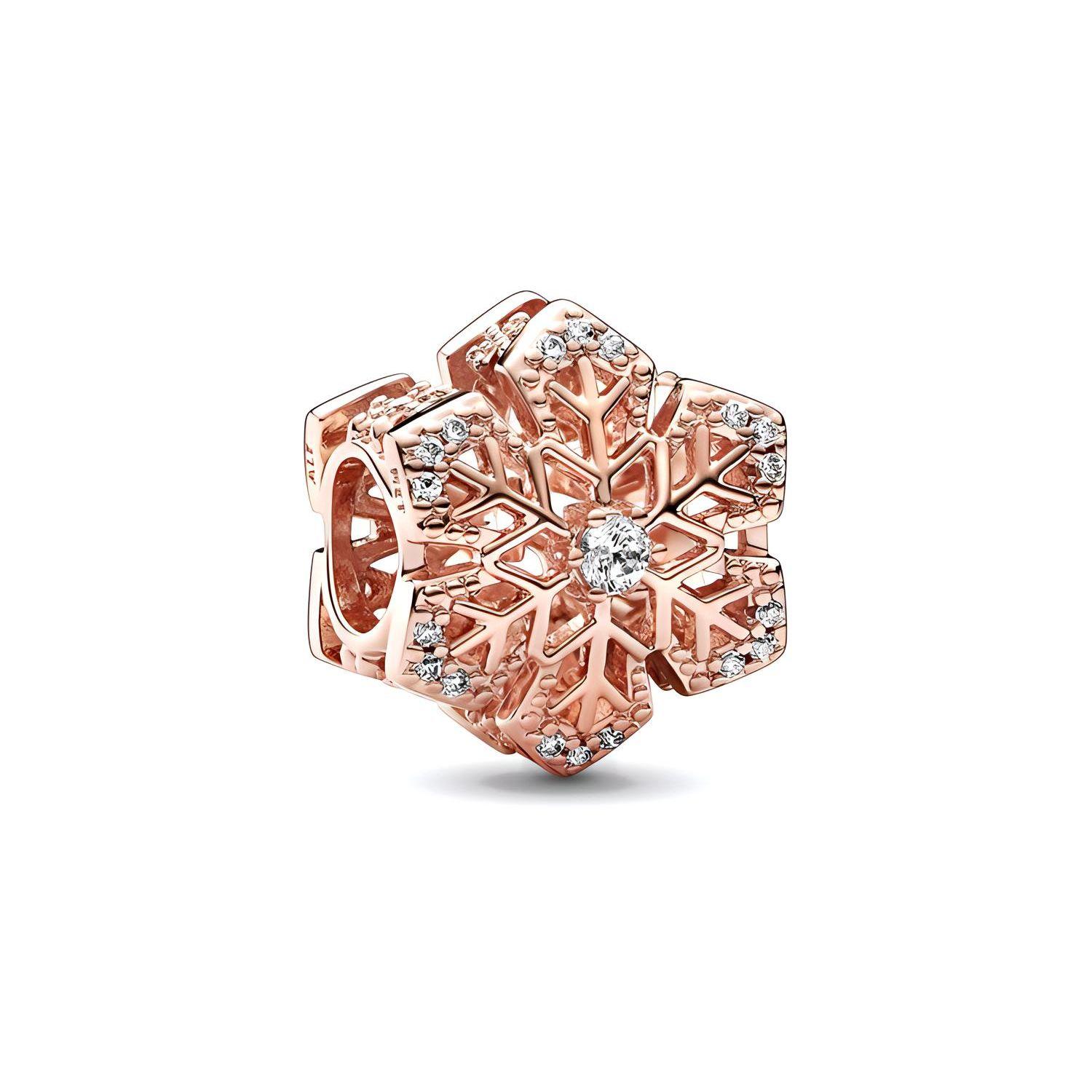 Pandora Fashion Trend Festival Snowflake Pendant Women pendant 782378C01 Rose Gold,F