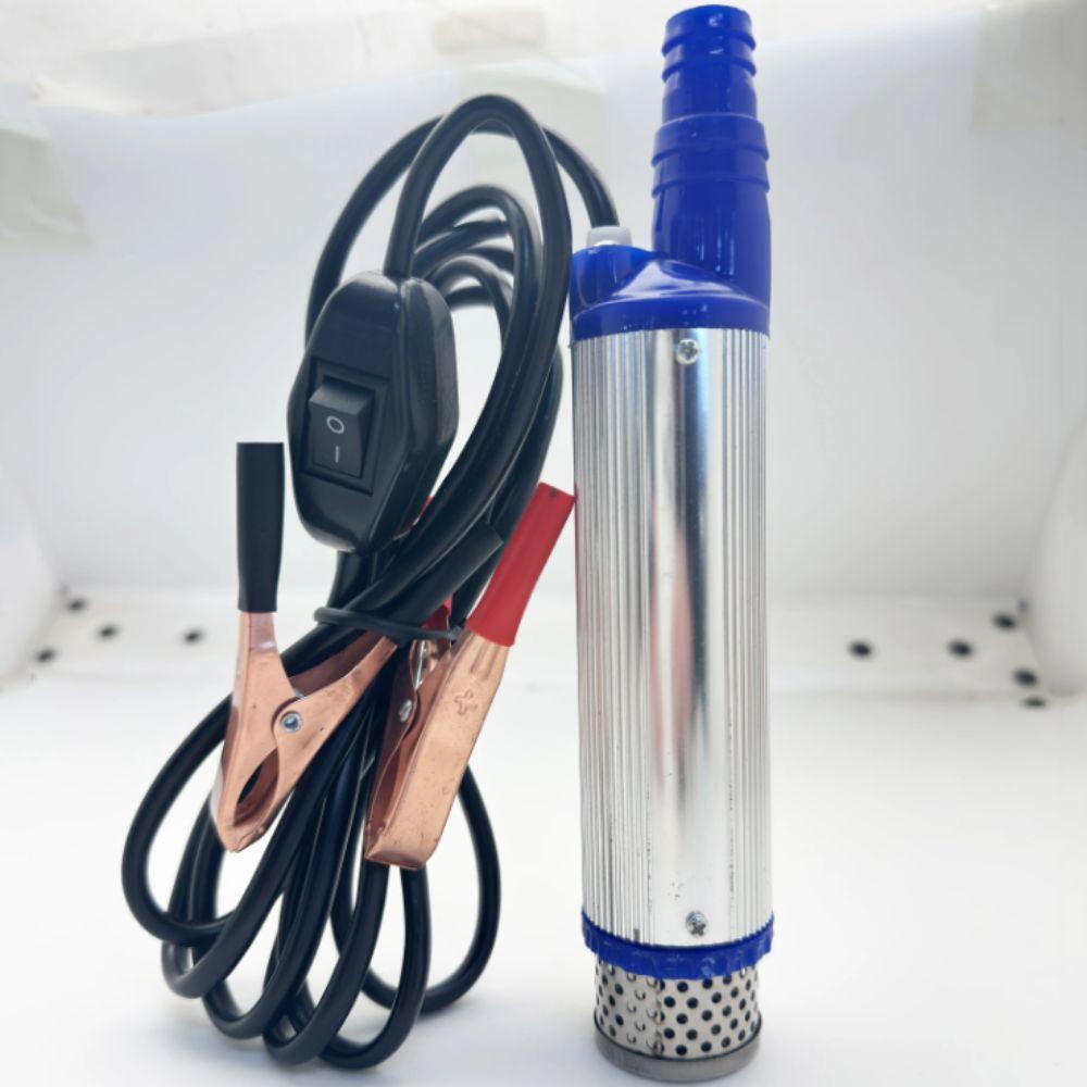 12V 24V Portable Mini Pump 38mm Submersible Pump Submersible Design Diesel Oil Pump  Camping