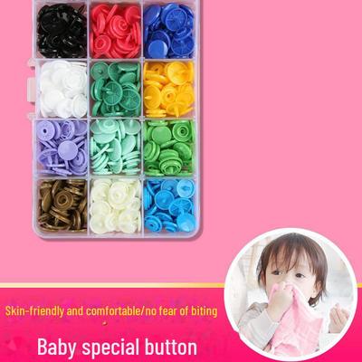 No-Sew Resin Snap Buttons for Baby Clothes