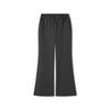Wide Leg Soft Comfortable Versatile Quick Dry Casual Pants Women Bottoms Carbon-Black L225W110-0018