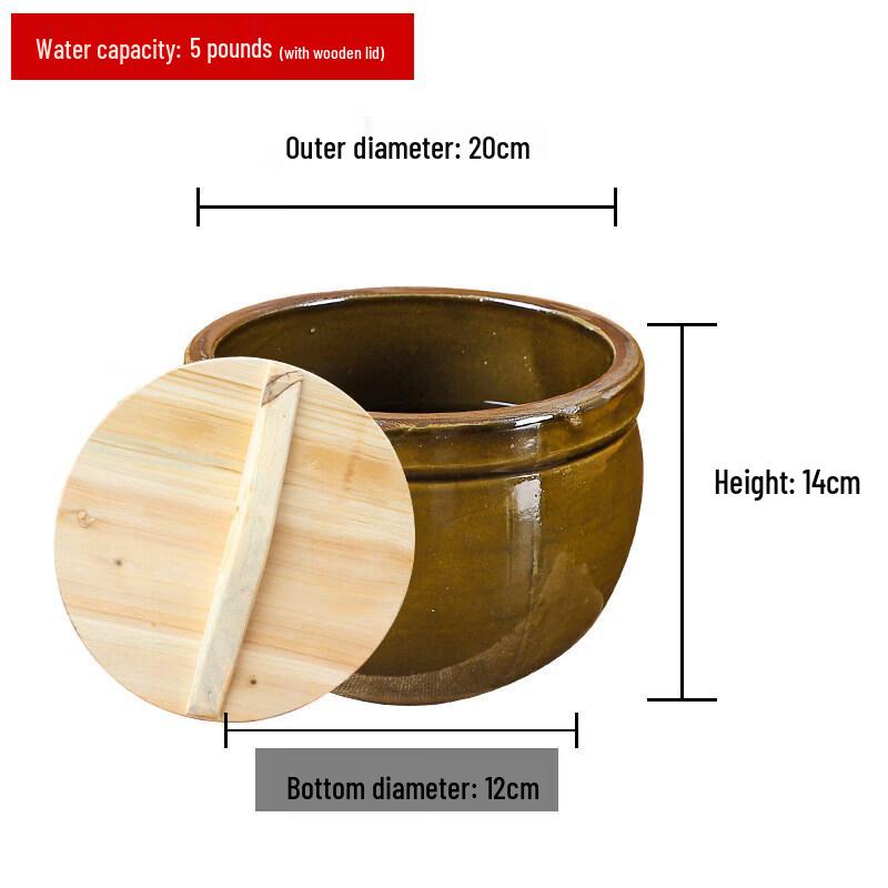 Ceramic Rice Wine Fermentation Jar
