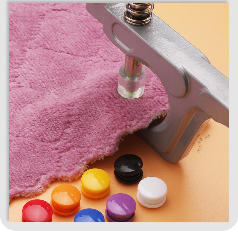 Colorful Resin Snap Fastener Tool Kit: T3, T5, T8 Snap Pliers for DIY Button Installation