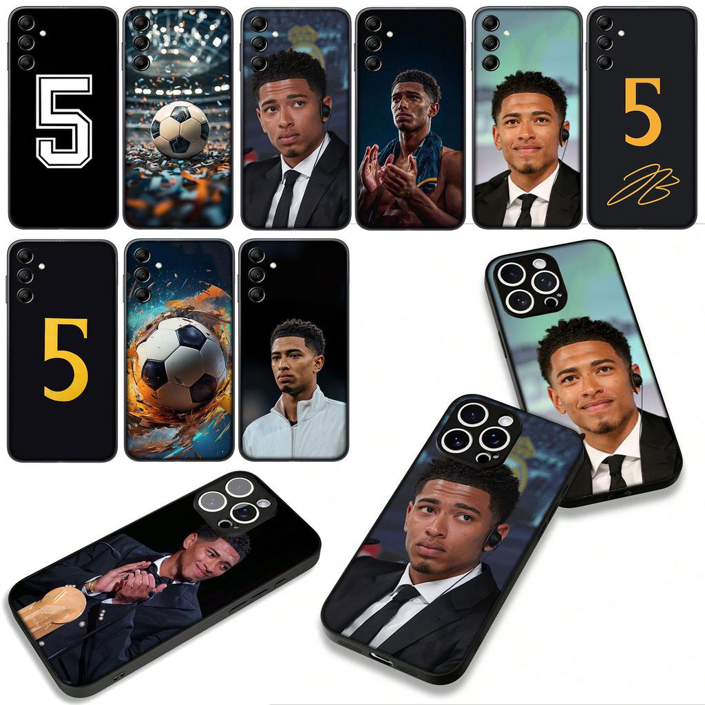 Football No 5 Soccer No5 Number Phone Cover Case for Xiaomi Redmi Note 15 11 9 10 Pro Plus A5 9A 9T 10A 10C 9C NFC 15C 8T Casing