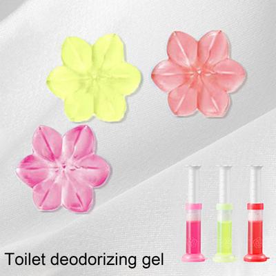 Toilet Cleaner Gel Flower Shape Small Aromatic Large Capacity Sealed Needle Design Remove