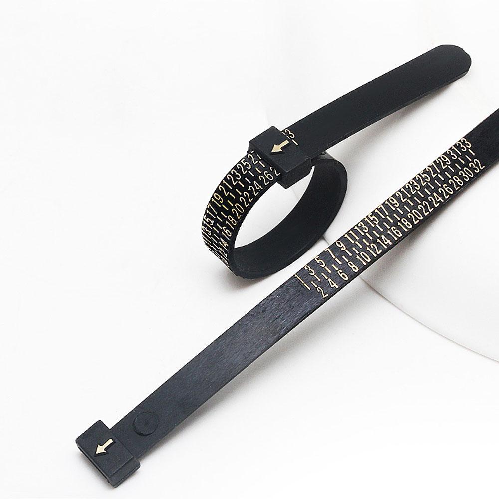 EU Soft Ruler Finger Sizer Ring Measurement Jewelry Tools Ring Sizer Measure Gauge For Wedding Band