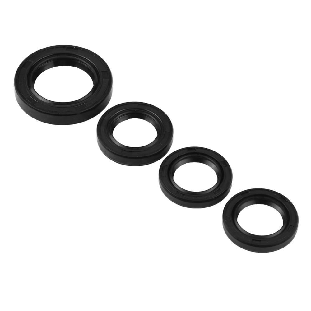 4Pcs GY6 125cc 150cc Engine Crankshaft Seal Rubber Oil Seal Kit Crank Case Oil Seal  For Scooters