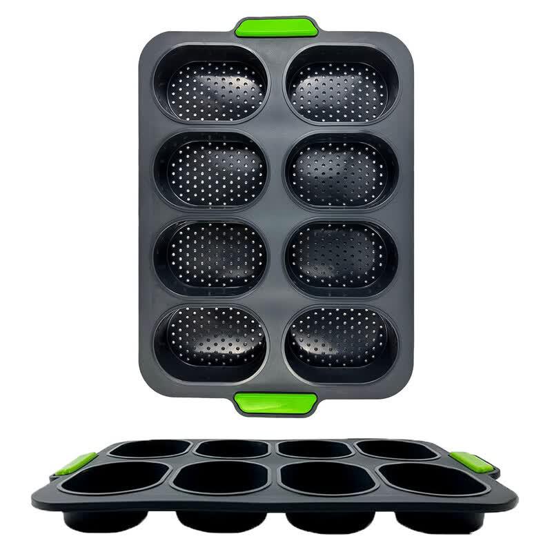 

8-Grid Silicone Bread Baking Mold