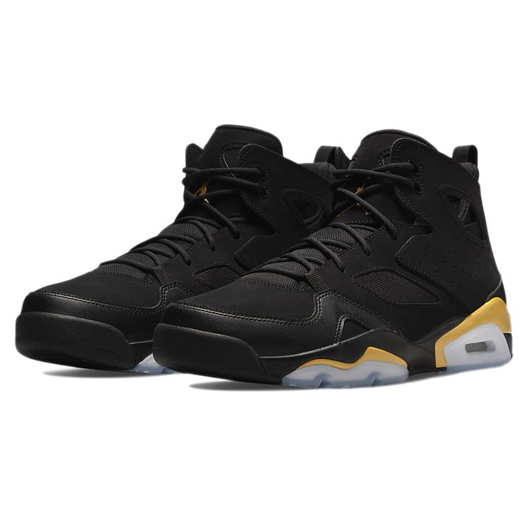 Air Jordan Flight Club 91 Black Metallic Gold Men Sneakers DC7329-007