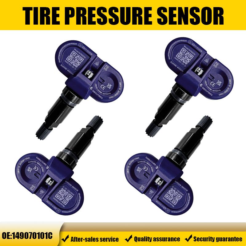 1/4PCS Tire Pressure Monitoring Sensor TPMS 149070101C For Tesla Model 3 S X Y Compatible With 149070101A,149070101B 24GHz