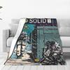 Metal Gear Solid  Game  Blanket Quality Warm Soft  Bedding Throws Winter Kids Couch Bed Pattern Bedspread