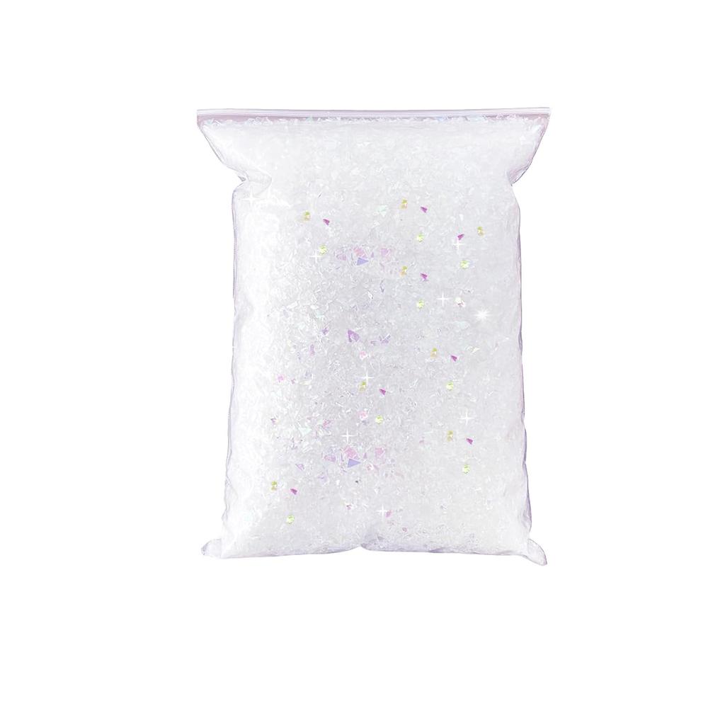 250g Artificial Snow Powder Frozen Party Snow Queen Christmas Party Decoration Fluffy Snowflakes Winter Decoration