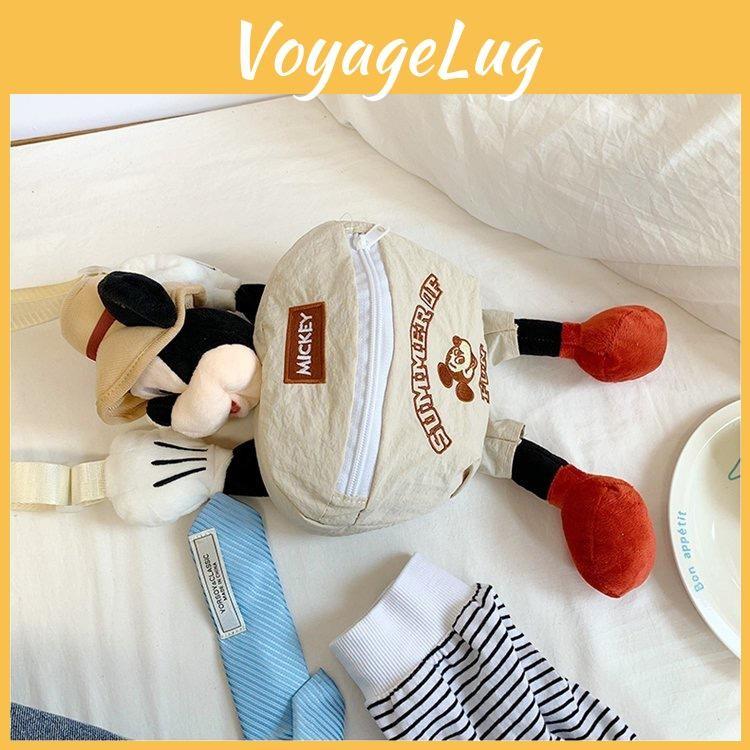 Cartoon Mouse Cute Nylon Shoulder Bag Crossbody Bag For Kids And Teens