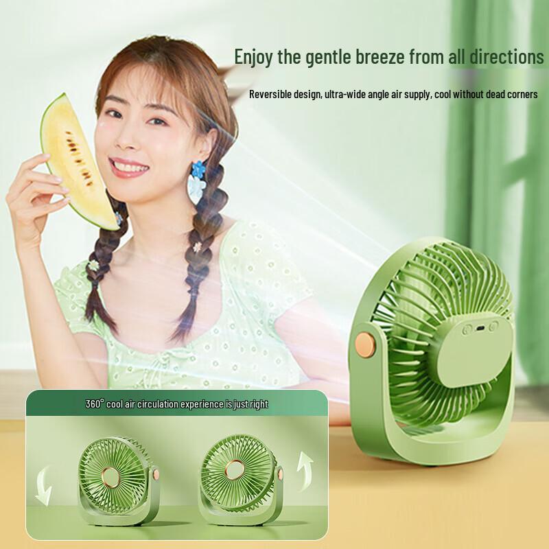 AIYOUTH Silent USB Portable Desktop Fan