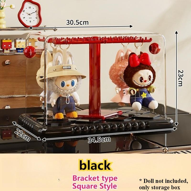 

Mystery Blind Box Display Stand Acrylic Transparent Dustproof Storage Case for Building Block Figures Showcase Cabinet Organizer