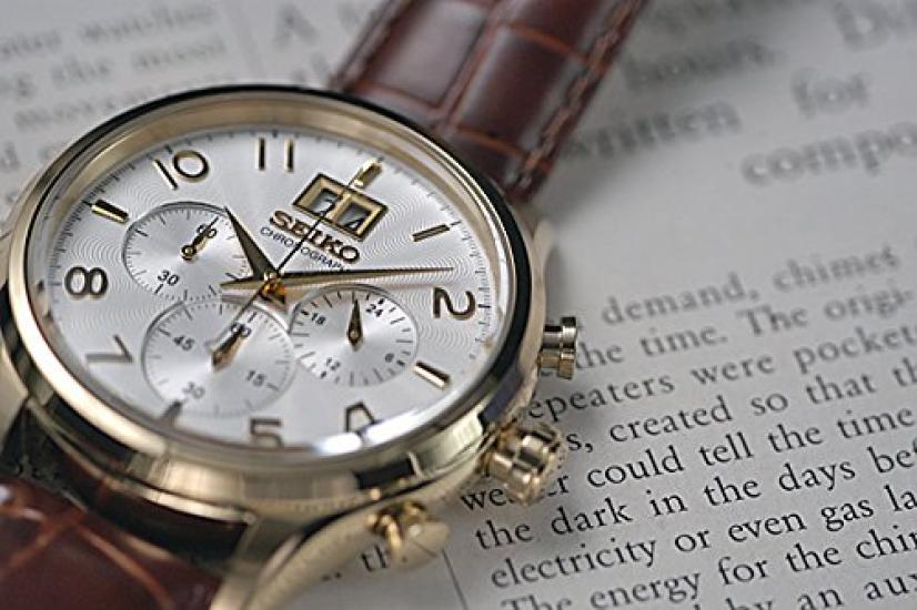 [Seiko] SEIKO Classic 100m Wasserdicht Großer Datums-Chronograph SPC088P1 Herrenuhr [Artikel]