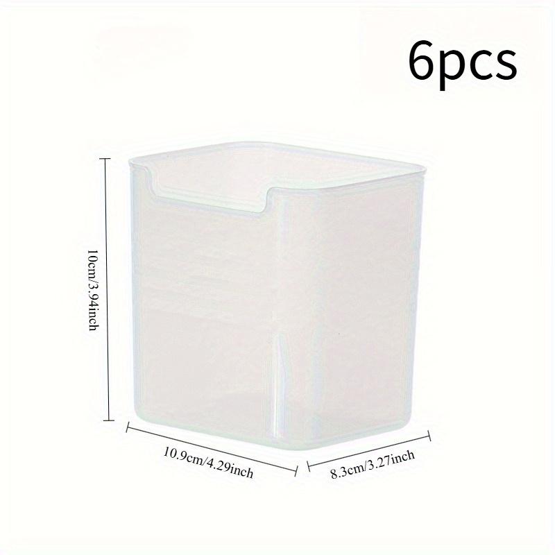 This set6This refrigerator side door storage box is a must-have for keeping items organized They are made from food-safe materials Has a side 6Pieces