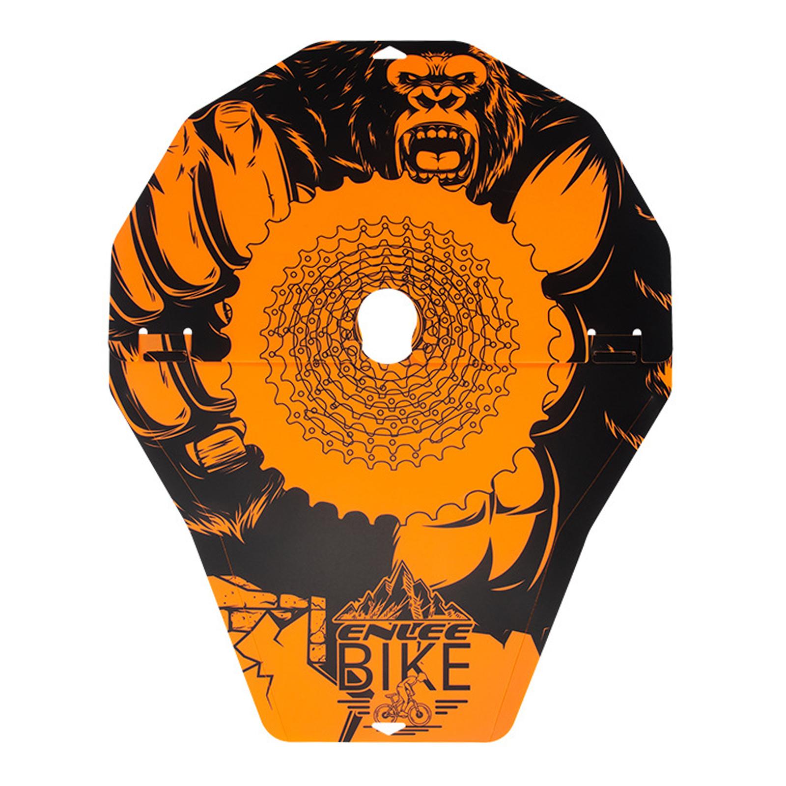 

ENLEE крышка дискового тормоза велосипеда, термостойкая, износостойкая, крышка шайбы для горного велосипеда, простая Type 1 оранжевый