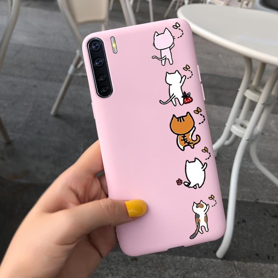 For OPPO A91 Case Oppo F15 CPH2001 CPH2021 Lovely Printing Jelly Silicone Soft Phone Back Cover Cases For Oppo Reno3 CPH2043