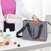Portable Triangular Lunch Food Box Bag Insulated Bag Outdoor Travel Crossbody Bag Waterproof Cooler Ice Insulated Case Oxford Dinner Handbag