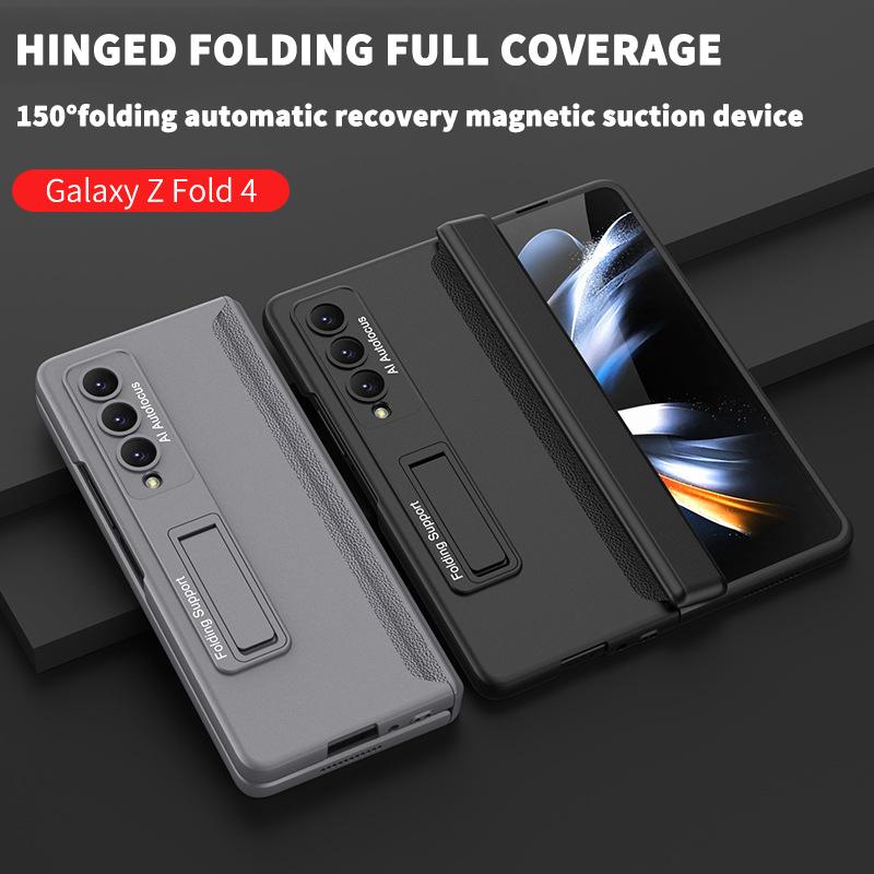 For Samsung Galaxy Z Fold 5 4 3 Case Magnetic Stand Adsorption Hinge Anti-fallprotective Protection Cover for Fold5 Fold4 Fold3