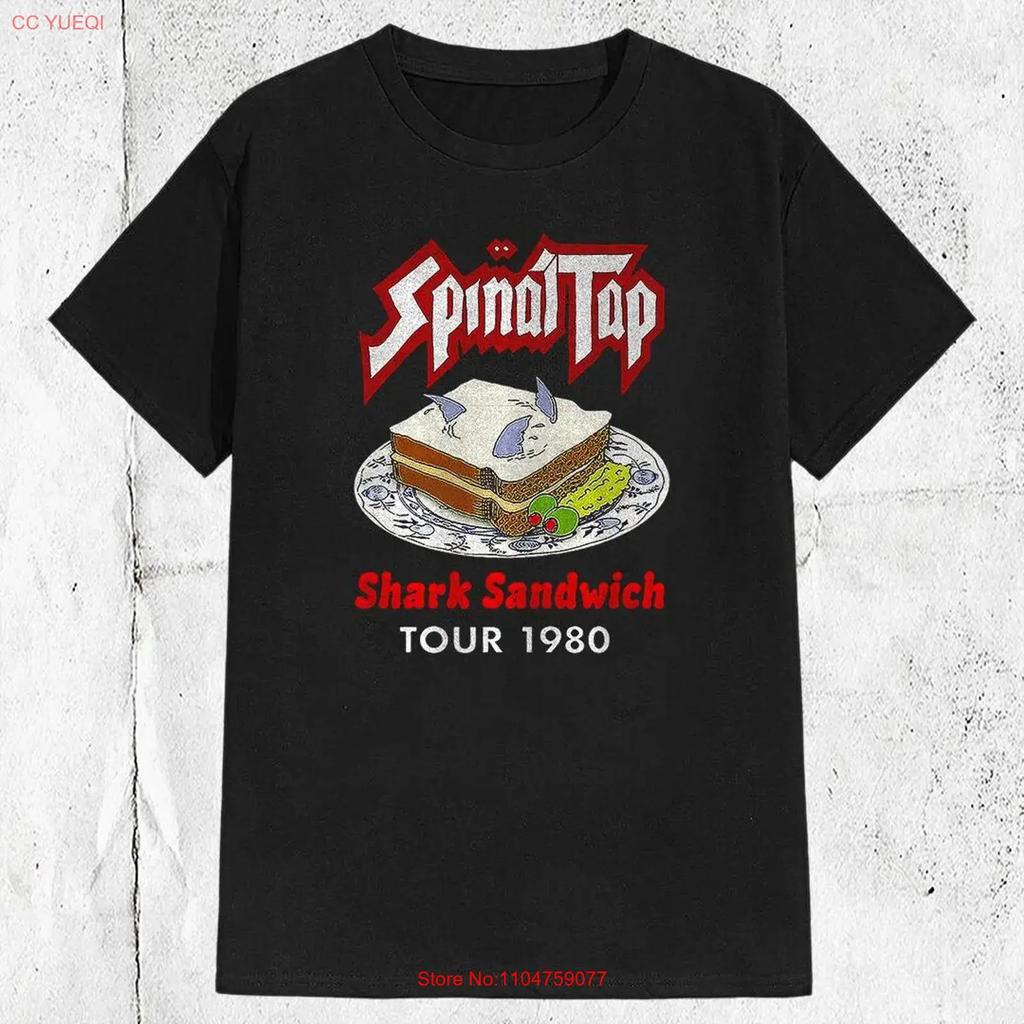 70s 80s Spinal Tap Band T Shirt Vintage Washed Top For Everyday Wear Stylish Versatile Slightly Breathable Fashion Unisex