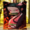 1pc nezouko9 Theme Blanket - Digital Print, Polyester, Cozy for All Seasons, Perfect for Outdoor, and Travel