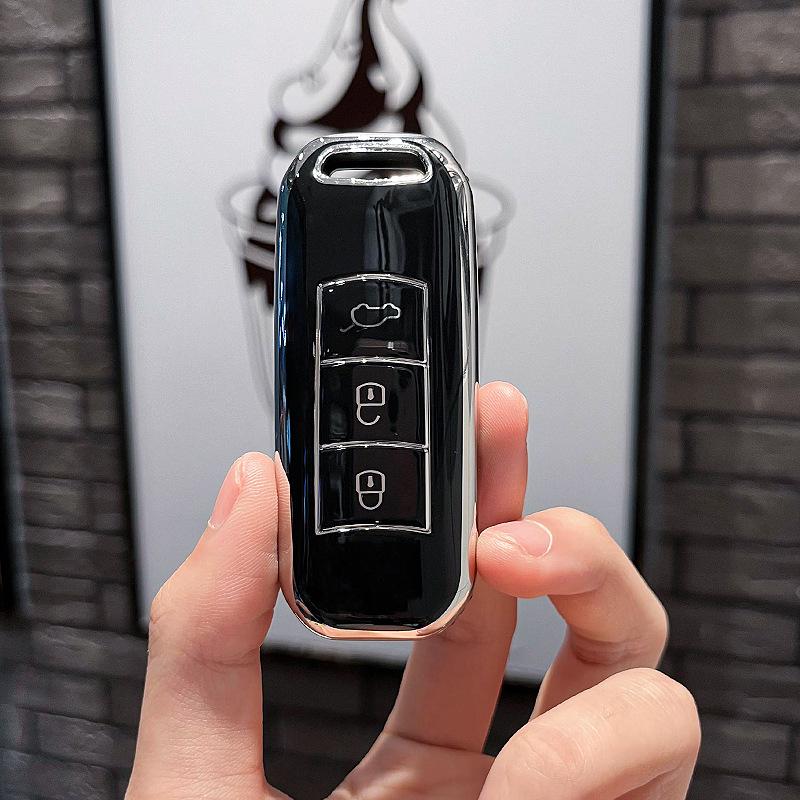 Compatible Key Case for GAC Trumpchi GS4/GS5/GS3/GA4/GA5/GA6: High-End New Energy Car Key Bag with Buckle