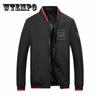 Autumn and Winter New Casual Jacket Men's Hooded Tops Solid Color Simple Jacket