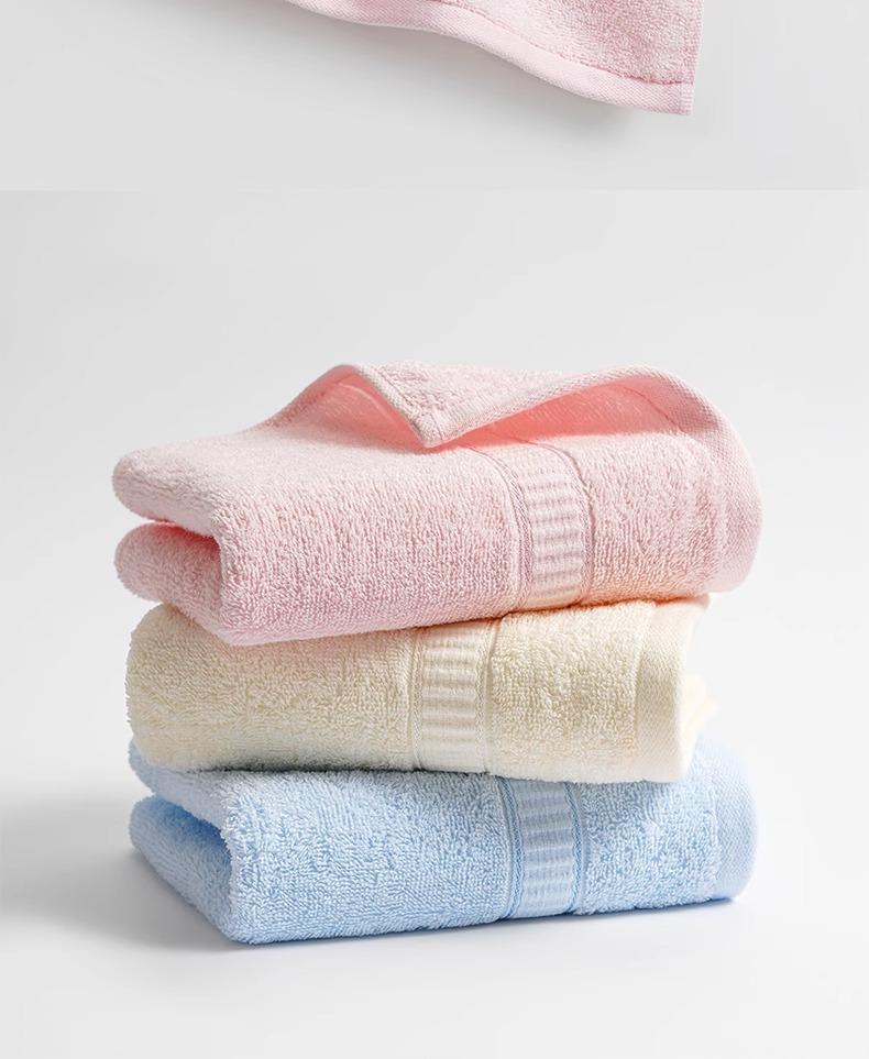 Pure Cotton Towel for Washing Face and Bathing, Soft and Absorbent Face Towel, All Cotton Face Towel